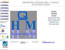 Tablet Screenshot of hmassoc.co.za
